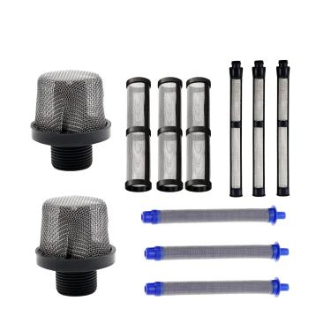 Imagem de ZLLITONS 2 Peças De Filtro Entrada 3/4 Polegadas 288716 E 3 Pistola Pulverização Sem Ar 288749, Coletor Malha 60 287032 São Fornecidos, Adequados Para Pulverizadores Tinta