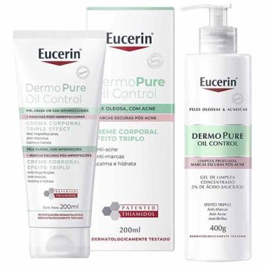 Imagem de Eucerin DermoPure Oil Control Kit  Creme Corporal + Gel de Limpeza, Ki