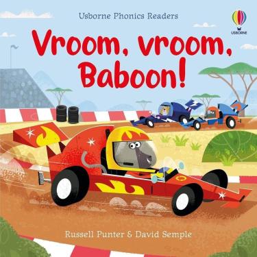 Imagem de Vroom, Vroom, Baboon! - Usborne Phonics Readers