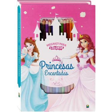 Imagem de Megakit Para Colorir: Princesas Encantadas