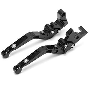 Imagem de Alavancas de Freio de Motocicleta 2pcs Liga de Alumínio CNC para XJ6 Diversion 2009 a 2015 Black (Preto)