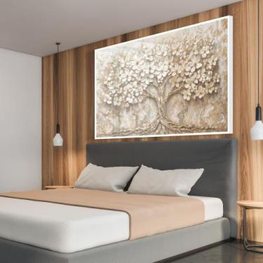 Imagem de Quadro decorativo árvore da vida fundo com textura - MeMoldura, 60X90,