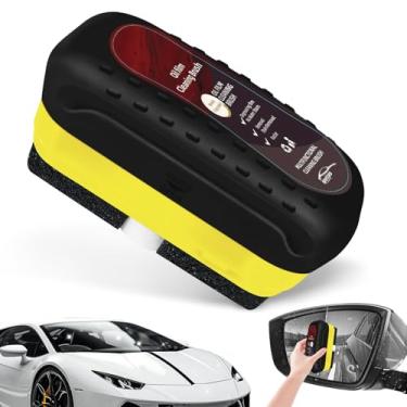 Imagem de NONENDU Escova de Limpeza de Película de Óleo Automotivo, Limpador de Película de Óleo para Vidros de Carro, Limpador de Vidros de Carro Anti-Chuva e Neblina, Limpador de Para-Bris(Pacote De 1, Preto)