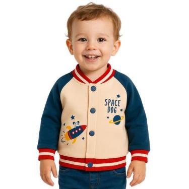 Imagem de Jaqueta Frio Inverno Listrada Moletom Luxo Flanelada Grosso - anjo da 