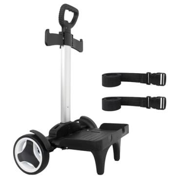 Imagem de HapBoby Carrinho De Mochila Com Rodas E Base Proteção Borda, Grandes Silenciosas, Liga Alumínio, Mão Dobrável, Alça Para Bagagem, Mochilas Universais Adolescentes, Adultos, Escola, Viagem