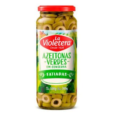 Imagem de Azeitonas Verdes Em Conserva Fatiadas La Violetera 320g