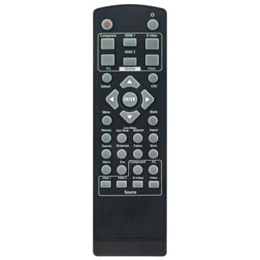 Imagem de Controle remoto de projetor de substituição compatível com Epson PowerLite 6100 6100UB 8350 8700UB 8350UB 6500UB HC6100 V11H419020 V11H262120 V11H292020 V11H291120 EH-TW444 Projetores 00 EH-TW3000