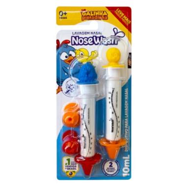 Imagem de Seringa de Lavagem Nasal NoseWash para Bebês e Crianças, Limpador de Nariz, Alivia Alergias e Congestão Nasal -Pack Duplo