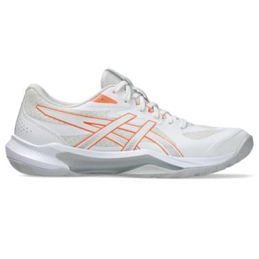 Imagem de ASICS Tênis feminino de vôlei Gel-Tactic 13, Branco/coral vívido, 39