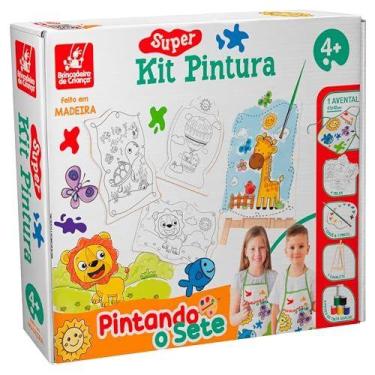 Imagem de Brinquedo Para Colorir Pintando O Sete C/04 Telas - BRINC. DE CRIANCA