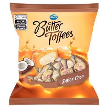 Imagem de Bala Butter Toffees Recheada Coco Arcor 400g