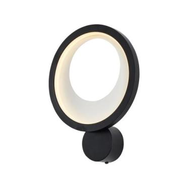 Imagem de Arandela Nordecor Zahal Led Bivolt Preto 3000K Luz Amarela - MBLED/NOR