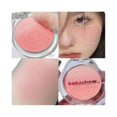 Imagem de Blush Natural Nude Com Gradiente Duplo, Iluminador Para Bochechas, Rox
