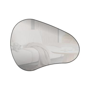 Imagem de Painel Espelhado Orgânico Decorativo Nature ES16 Preto - Dalla Costa