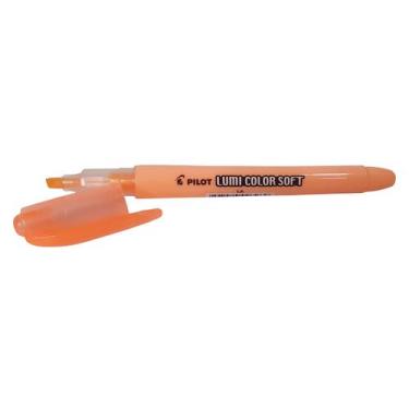 Imagem de Caneta Marca Texto Lumi Color Soft Pilot Cores Pastel Chanfrada, Laran