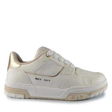 Imagem de Tênis Casual Via Marte Feminino 218-009-15, 36, Branco