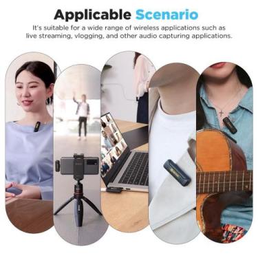 Imagem de Microfone Boya By-Wm3T2-U1 Lapela Sem Fio Wireless Plug Usb