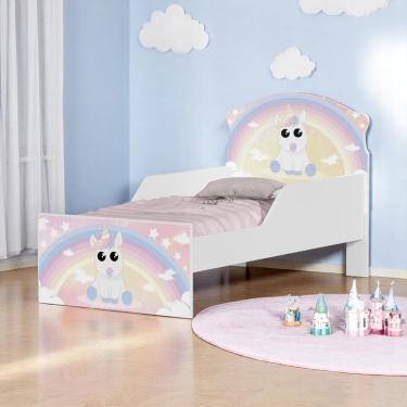 Imagem de Cama Infantil Tick Unicórnio Bebê Com Colchão