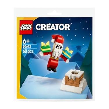 Imagem de Lego Creator Santa Claus in the Chimney (30692) - 60 Pieces | Festive Mini Construction Set | Christmas Magic & Gift Ideas for Children & Collectors