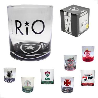 Imagem de Copo De Whisky Times de Futebol Licenciado Oficial 305ml Rocks - ALLMI