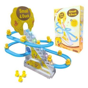 Imagem de Brinquedo Infantil Escorregador Patinho Duck Luzes Infantil - Rei do e