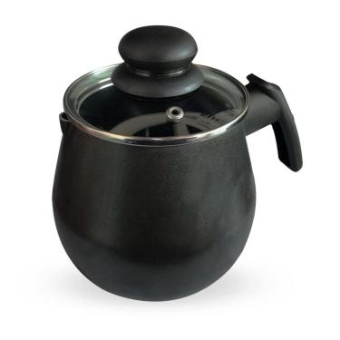 Imagem de Fervedor Leiteira Bule Antiaderente 1,5 Litros Tampa Vidro