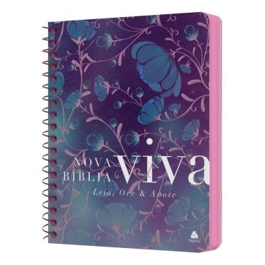 Imagem de Nova Bíblia Viva - Leia, Ore e Anote - Flores do Campo