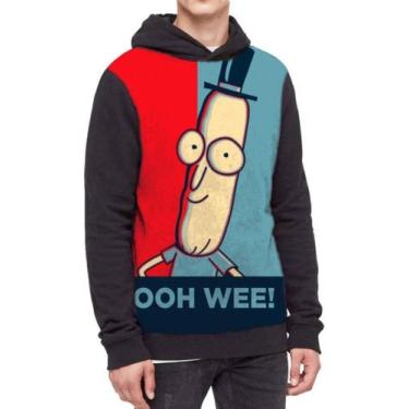 Imagem de Moletom Com Capuz Rick And Morty Full Print Ref:673 - smoke, Preto, GG