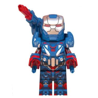Imagem de Boneco Bloco De Montar Vingadores War Machine Blue Iron Man