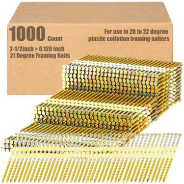 Imagem de Framing Nails Pasimy 1000 21 EG Grau 6,35 cm x 0,305 cm