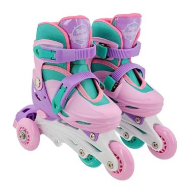 Imagem de Unitoys 1505 Patins 2 em 1, Rosa, 30-33