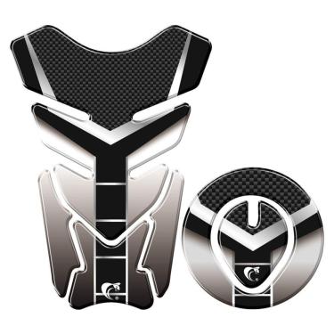 Imagem de Protetor Tanque E Bocal Adesivo Moto Honda Até 2017 Preto Cor Preto