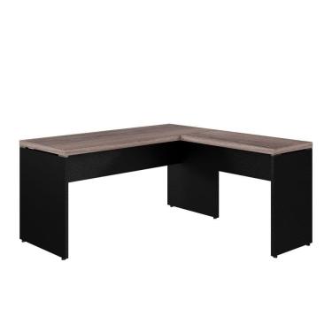 Imagem de Mesa Para Escritório Em L Web40 1,20 X 1,50 - Malaga/preto