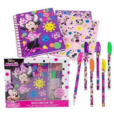 Imagem de Disney Minnie Mouse Scrapbook – Livro de recortes oficialmente licenciado, livro de memórias para fotos, autógrafos – Álbum DIY infantil, diário de férias em família, presente de aniversário