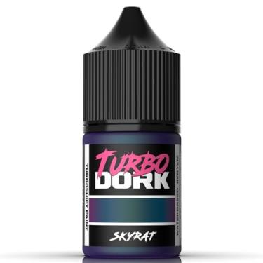 Imagem de Turbo Dork Tinta acrílica Skyrat TurboShift Frasco de 22 ml - Tinta de mudança de cor metálica não tóxica à base de água