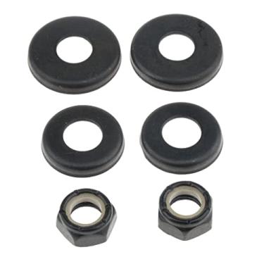 Imagem de Milageto 4pcs Substituição Longboard/Skate Buchas Arruelas com Nozes, Preto