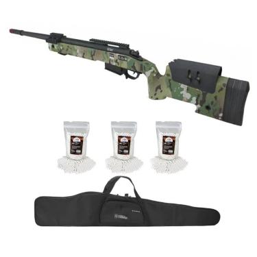 Imagem de Rifle De Sniper Airsoft M40 Sa-s02 Multicam + Bb's + Capa