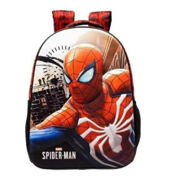 Imagem de Mochila Escolar Infantil De Costas Spider Man Homem Aranha Cor:;Tamanho:único;GENERO:UNISSEX-Unissex
