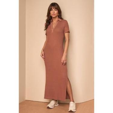 Imagem de VESTIDO LONG MIDI LADO AVESSO POLO L129525-Feminino