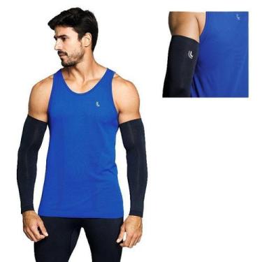 Imagem de Manguito unissex Lupo proteção de braço para esportes Lupo, M, Preto