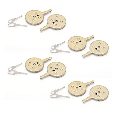 Imagem de Acouto 4 Conjuntos de Pastilhas de Freio a Disco para Mountain Bike M355 M446 - Pastilhas de Freio a Disco Com óleo de Cetona de Metal Alto, Durabilidade Excepcional, Dissipação de Calor e Baixo