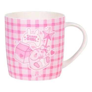 Imagem de Caneca de Cerâmica 400ml Gamer Girl – Estilo Geek, Confortável e Perfeita para Café, Chá e Presentes