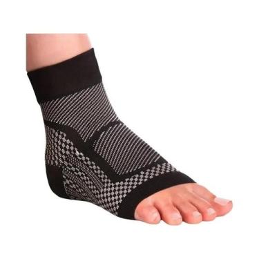 Imagem de Suporte Para Tornozelo Respirável Em Malha Compressão Para Pé E Calcan