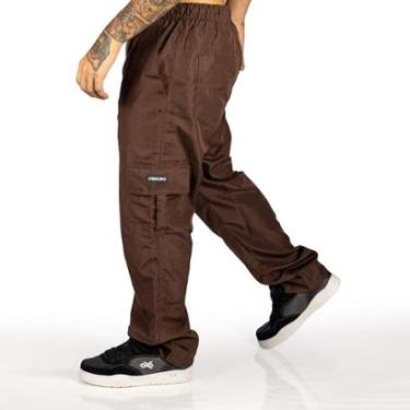 Imagem de Calça Overking Cargo Ripstop Marrom-Unissex