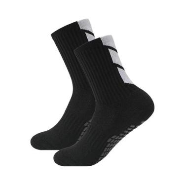 Imagem de Meias De Futebol E Basquete Tamanho 38-45, Antiderrapantes, Respirávei