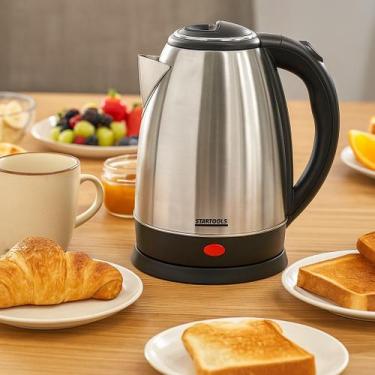 Imagem de Chaleira Jarra Elétrica fervedor Inox 2 Litros ferve rápido desligamen