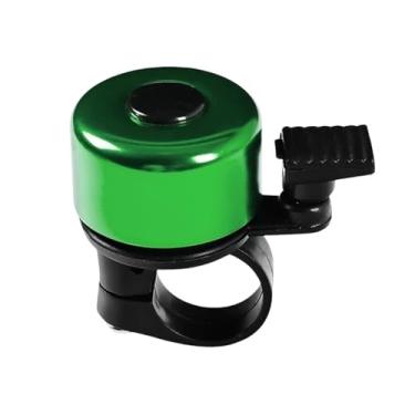 Imagem de Buzina invisível para bicicletas, sino duplo clássico para adultos e crianças, alarme sonoro de segurança para guidão de ciclismo(Green)