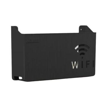 Imagem de Prateleira De Roteador Wifi Sem Fio Montada Na Parede, Caixa De Armaze