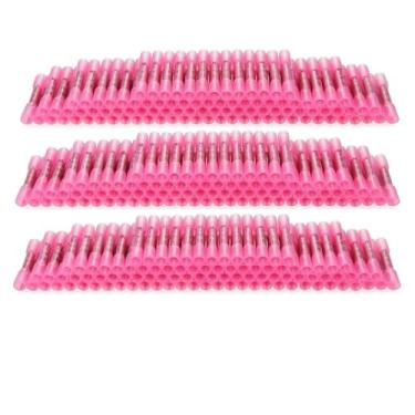 Imagem de 500/100 PCS Terminais de crimpagem de extremidade termorretrátil Terminal de fio elétrico vermelho isolado conectores de fio de vedação 22-16 AWG (200 peças)