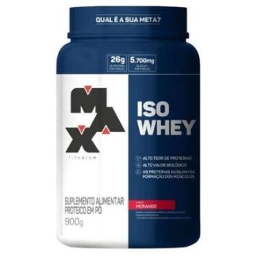 Imagem de Whey Protein Isolado Iso Whey (900g) Max Titanium-Unissex